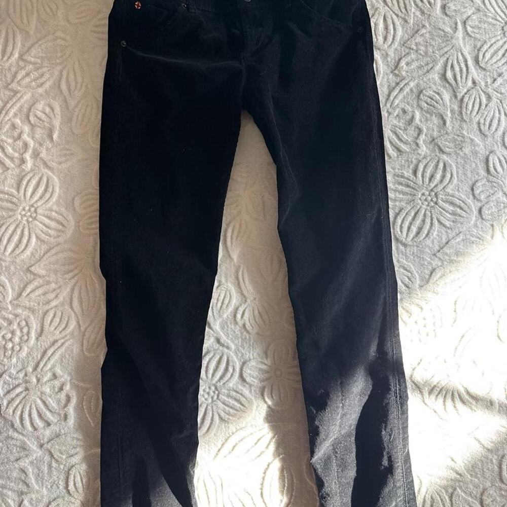 Hudson black skinny jeans size